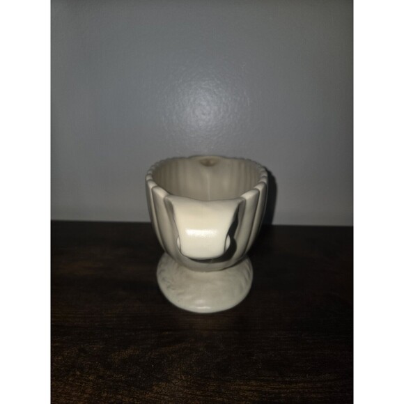 Shawnee Pottery Oval Ribbed Cornucopia Laurel Wreath Console Planter - Picture 5 of 8